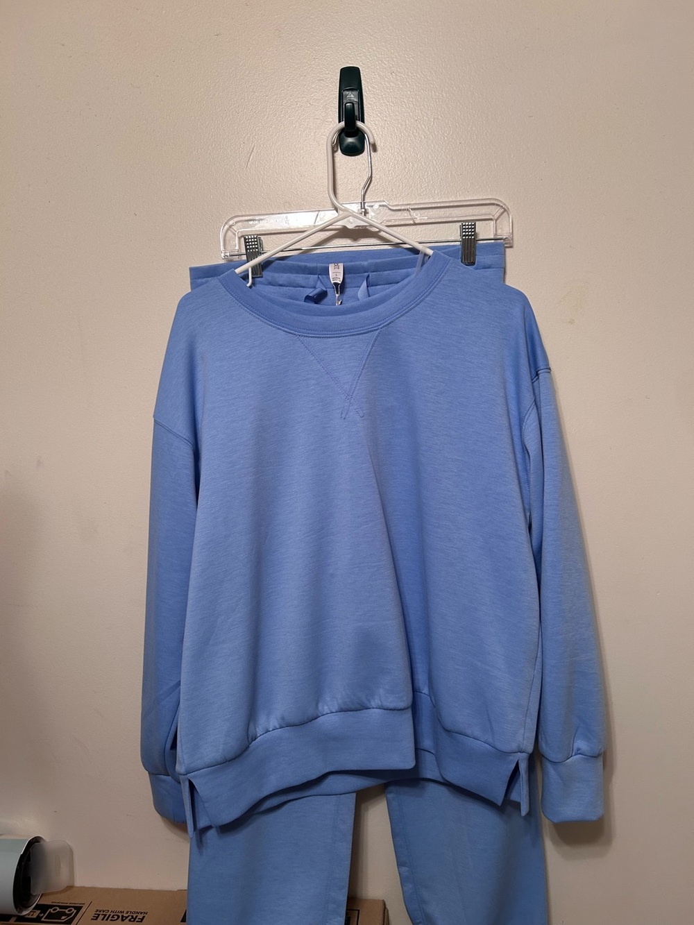 Dear Scarlett Scuba Light Blue Women’s Sweatsuit - Picture 3 of 6